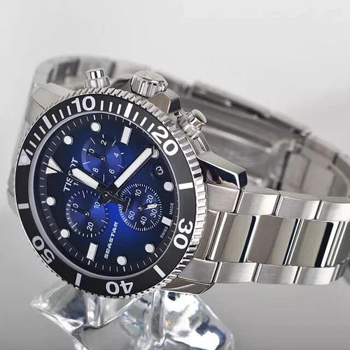 NEU Blau Tissot T-Sport Seastar 1000 T120.417.11.041.01 Herrenuhr DE       - Bild 3 von 7