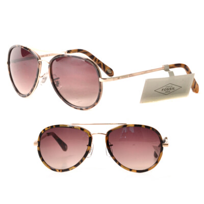 fossil rose gold sunglasses