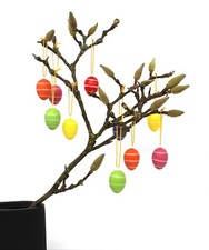 Osterdekoration - Bunte Ostereier aus Kunstst...