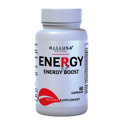 Energy - Memory and Focus Supplements - Energy Vitamins - Folic Acid - 60 Caps