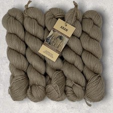 Pure Wensleydale Aran knitting wool 800g