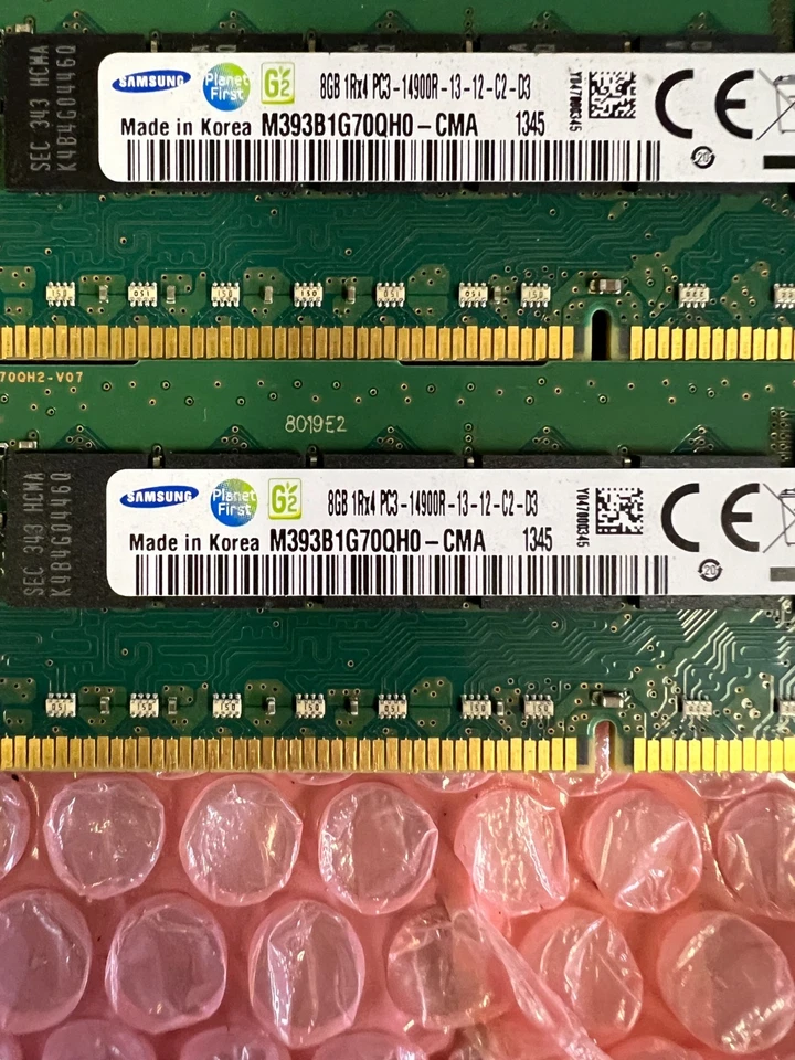 4x Samsung 8GB PC3L-12800R DDR3-1600MHz ECC Registered RDIMM - Image 2 of 4