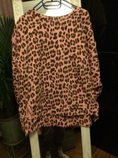 Damen swearshirt xxl rosa tiger Neu / ohne Si...