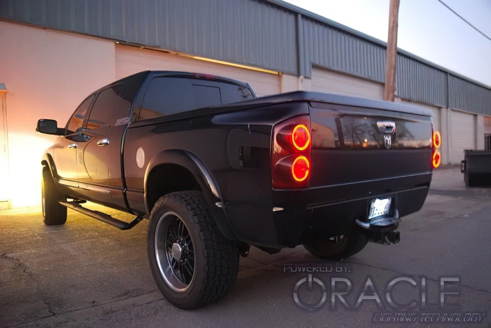 For Dodge Ram 2006-2008 ORACLE LED Tail Light Halo Kit Red Foto 2 de 4