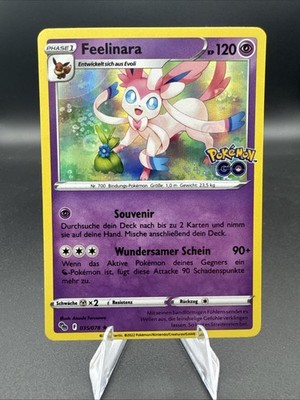 Feelinara 35/78 Holo Rare Pokemon GO TCG Niantic PGO 2022 NM Deutsch