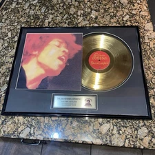 JIMI HENDRIX Experience Electric Ladyland Lady Land 24kt Gold Record Framed #’ed