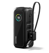 Dexnor 3-in-1 Portable Charger, 15,000mAh 65W Power Bank with AC Wall Plug