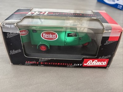 Schuco 1:43 Tempo 2130 Kastenwagen Henke - Grün - Miniaturmodelle (W034 W033