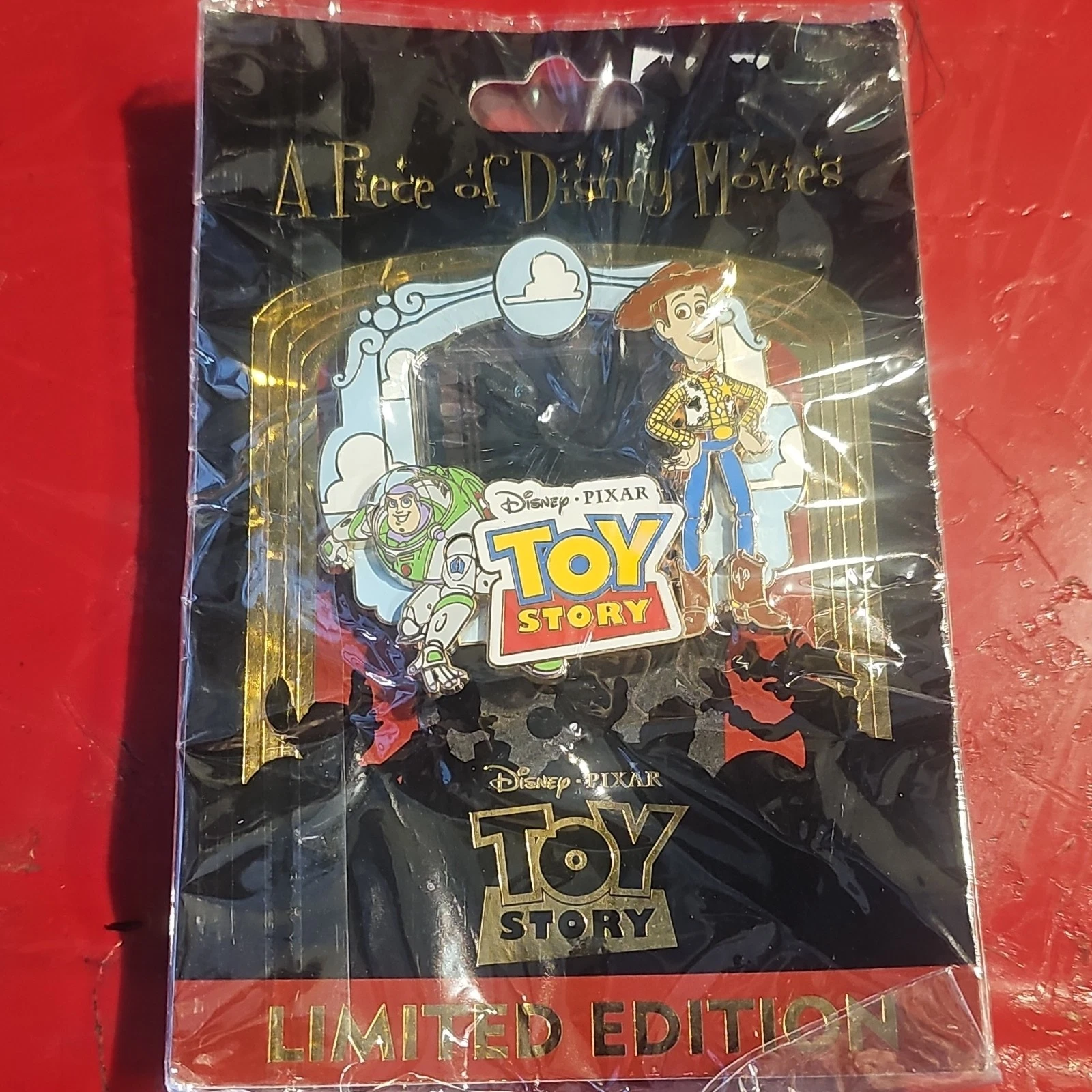 Disney Toy Story - A Piece Of Disney Movies Pin - LE2000 Woody & Buzz flying