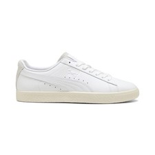 PUMA Clyde Premium Lace Up Mens White Sneakers Casual Shoes 39483401