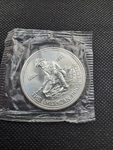 Engelhard 1982 1oz Silver American Prospector