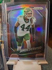 JAMIEN SHERWOOD 2025 PANINI PRIZM FOOTBALL PIGSKIN JETS #221 /180 Q5829