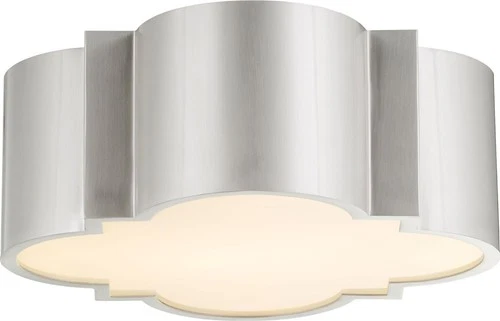 Wyatt Satin Nickel 2LT Ceiling Mount Fixture - Picture 2 of 2