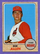1968 Topps Bob Allen #176 Indians High Grade NM-MT