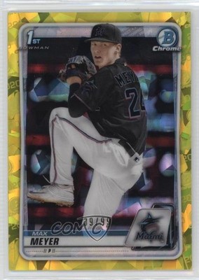 2020 Bowman Chrome Draft Sapphire Yellow 39/99 Max Meyer #BD-50 0sm9