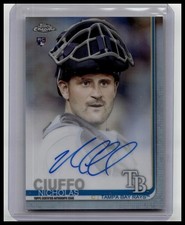 2019 Topps Chrome #RA-NC Nick Ciuffo Rookie Autographs Refractor #/499