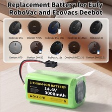 Battery for Eufy RoboVac 11/11S 12 15C 15T 25C 30C 35C 14.4V