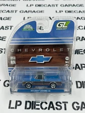 GREENLIGHT 1972 Chevy Cheyenne C10 Blue 1:64 Diecast