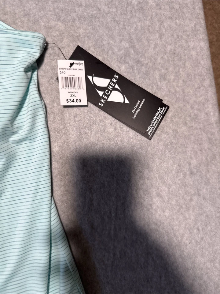 Nuevo con etiquetas Camiseta sin mangas Skechers GoWalk para mujer 3XL como nueva Sujetador con estante incorporado Ropa deportiva Gimnasio Foto 3 de 4