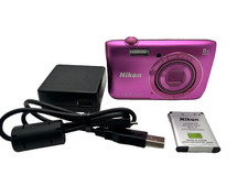 [Casi COMO NUEVA] Cámara digital compacta Nikon COOLPIX S3700 rosa 20,1 MP Wi-Fi