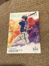 2022 Diamond Kings Gallery of Stars Holo Christian Yelich SP #d 25/25 Bookend