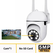 8MP WIFI Surveillance Camera Dual Lens Dual Screen PTZ IP Cameras Wireless Auto