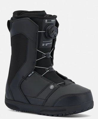 2027 Ride Rook Boa Men's Snowboard Boots - Size 9 - Color Black - NEW AX147