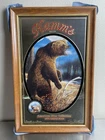 Vintage Hamm's Beer American Bear Grizzly Mirror Sign 1993 Wood Bar Wall Art