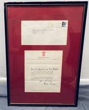 1981 Buckingham Palace Letter Charles Diana Wedding Gift Thank You Signed Framed