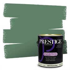 PRESTIGE E500 Exterior Paint Primer 1 Gallon Semi-Gloss French Vineyard