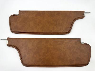 Saddle Brown TAN Sunvisor Set for Chrysler Newport 66-68
