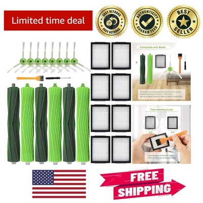 Eco-Friendly 19 Pack Roomba Cleaning Supplies - Filters, Brushes & More Included