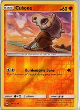 Cubone 57/131 Common Forbidden Light Pokemon Reverse Holo Lightly Played on eBay