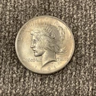 1921 Peace Silver Dollar High Relief Coin Nice AU 90% Silver Coin No Reserve