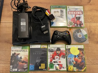 XBOX 360 S Konsole + Controller & 6 Spielen 220GB