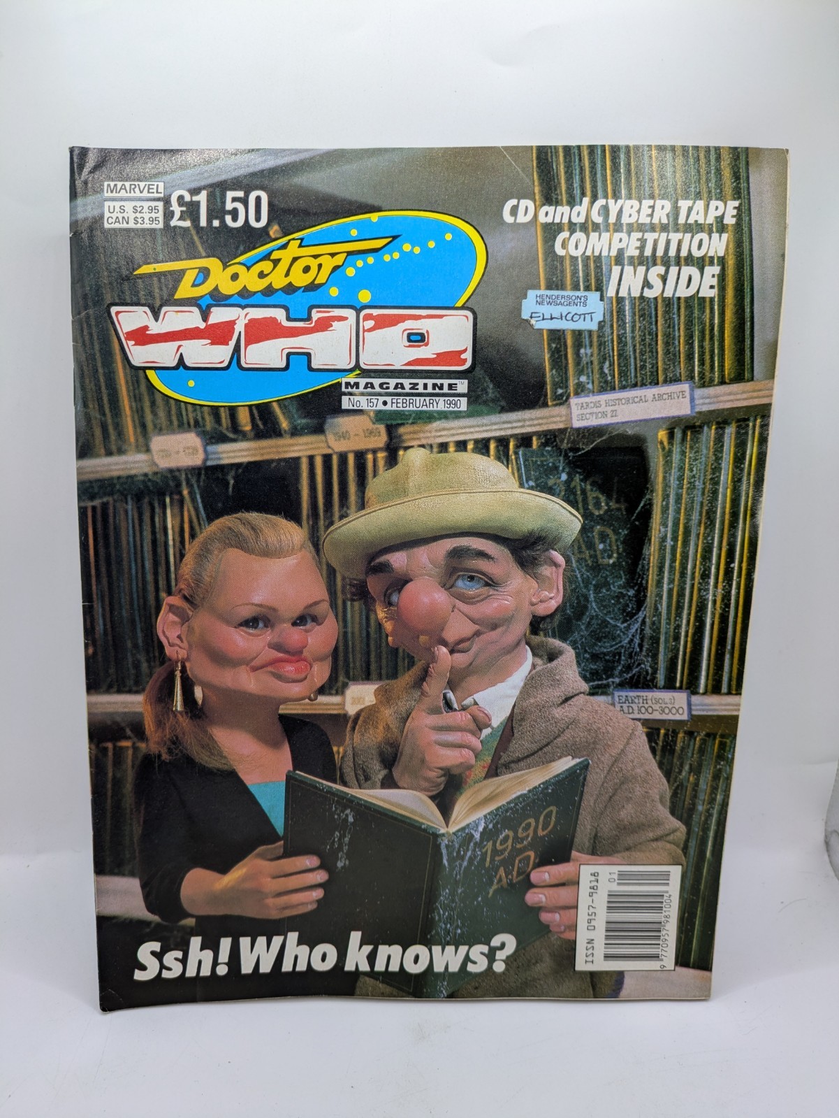 Doctor Who Magazine Issue 157 Feb 1990 Ssh! Who Knows?