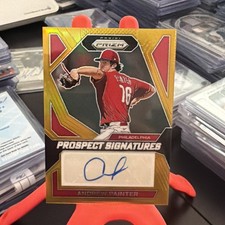 2024 Panini Prizm Gold Refractor Andrew Painter RC Prospect Signatures Auto /10