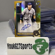 Antonio Pinero 2022 1st Bowman Chrome Auto Gold Refractor /50 CPA-AP