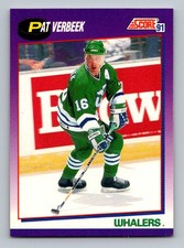 #70 1991-92 Score Pat Verbeek Hartford Whalers