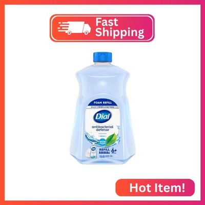 Dial Antibacterial Defense Foaming Hand Soap + Aloe, Spring Water Scent, 52 Fl O