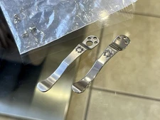 Spyderco Paramilitary 2 + Delica Silver Clip NO KNIFE Great Deal Set