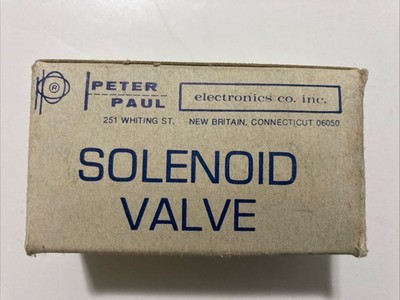 Peter Paul 153JJ2DGM Solenoid Valve 100PSI  1/16x1/16 12DC