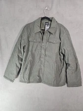 NWT Mack Russo Men's XL Range Jacket Olive Green Zip and Snap Closure Coat