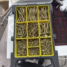 TurboDrive 1000 Single Thread Wood Screws Pack Of Different Sizes