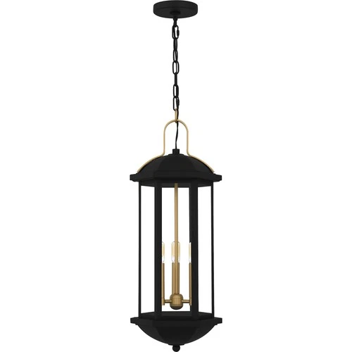 Quoizel CFD1910 Crestfield 3 Light 10"W Outdoor Mini Pendant - Black - Picture 8 of 8