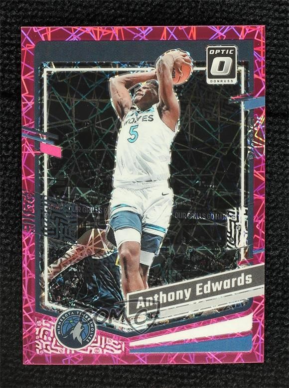 2023-24 Panini Donruss Optic Pink Velocity Prizm /79 Anthony Edwards #59