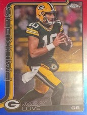 2025 Topps Red, White, And Blue Parallels Of Jordan Love, Trey McBride, And More