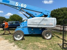 2007 Genie S-60 60' 4WD Gas Telescopic Boom Lift Man Aerial Platform 