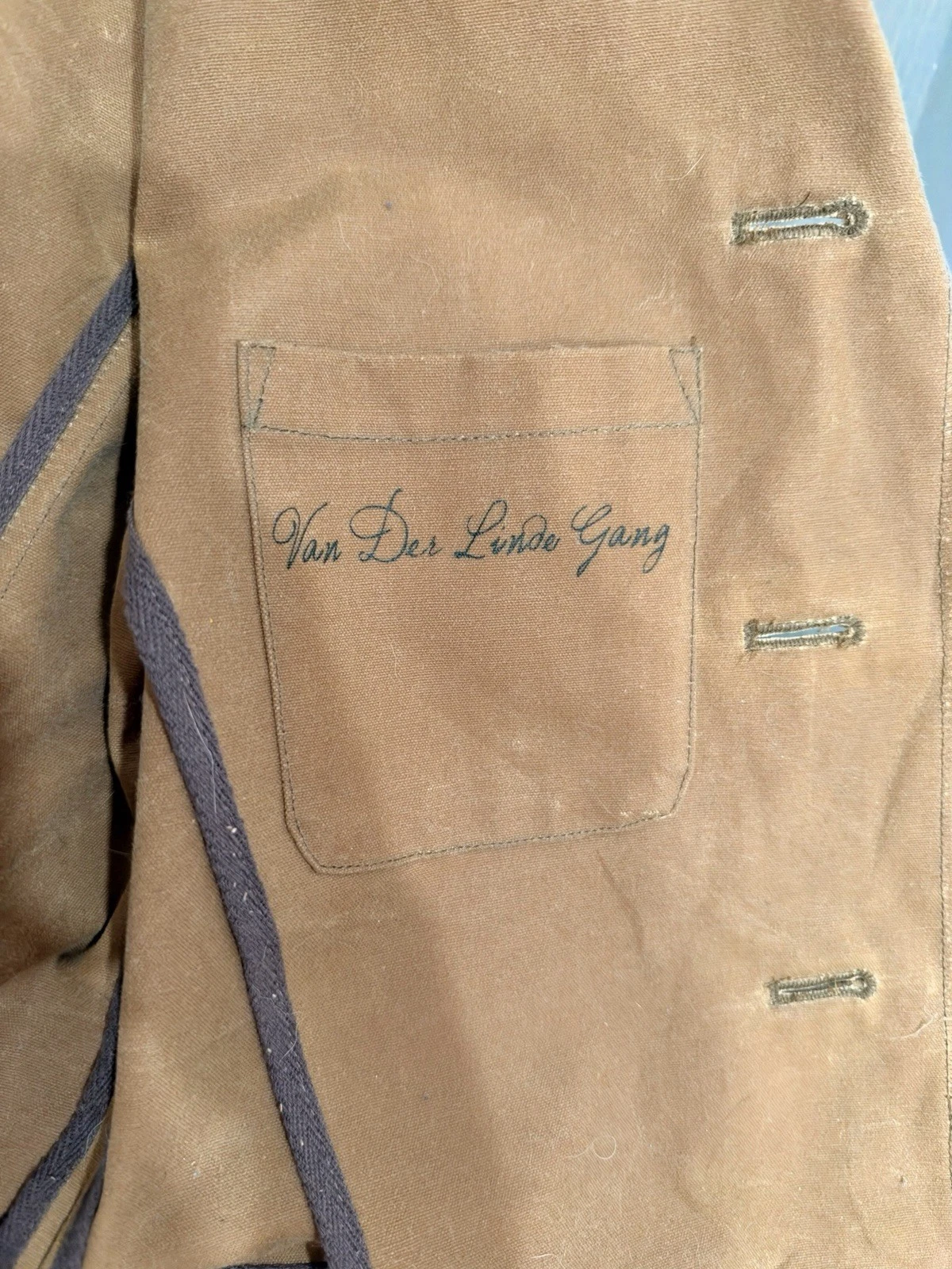 Barking Irons A. Morgan Red Dead Redemption II Canvas Jacket Brown/Black S - product detail image 5