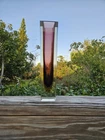 Late 20th Century Vintage Mid-Century Modern Murano Glass Tall Square Vase